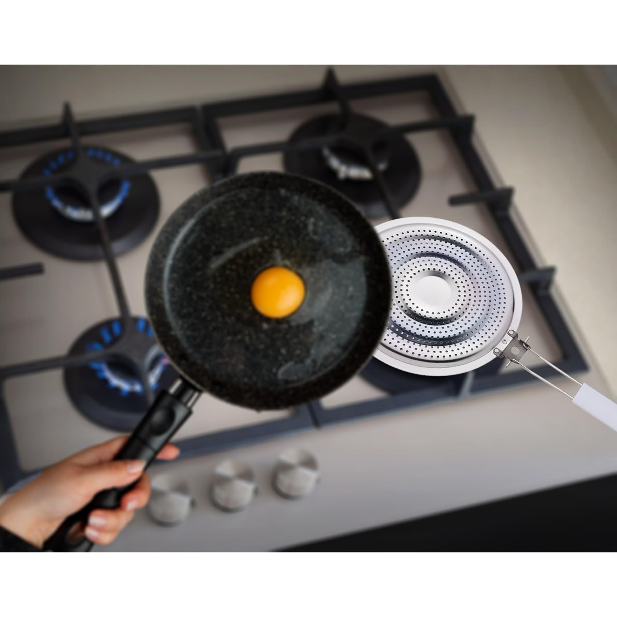 Heat Diffuser Reducer Flame Guard with Removable Handle view 4