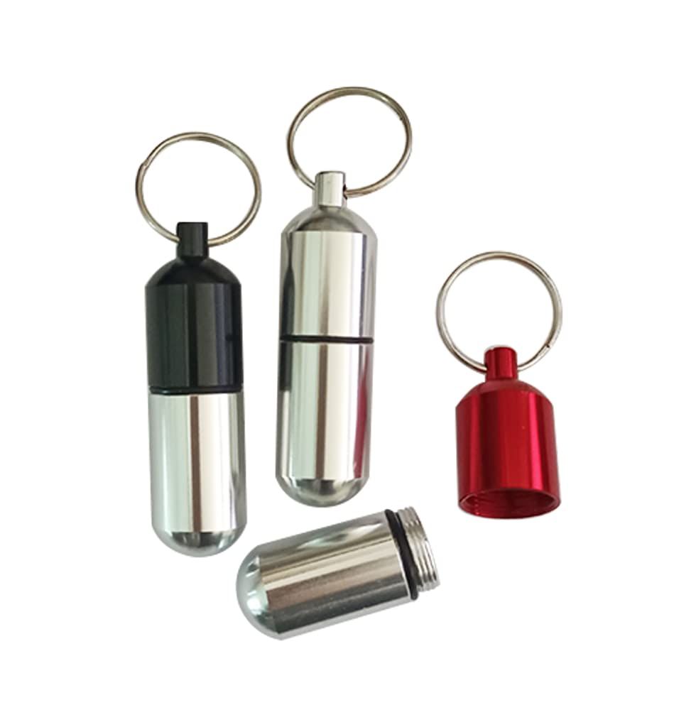 3 PCS Keychain Pill Holder view 2