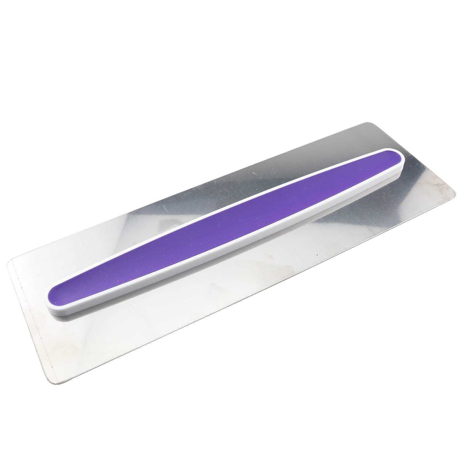 Cake Icing Smoother Scraper Stainless - Cake Edge Side Frosting Comb Set — image 1