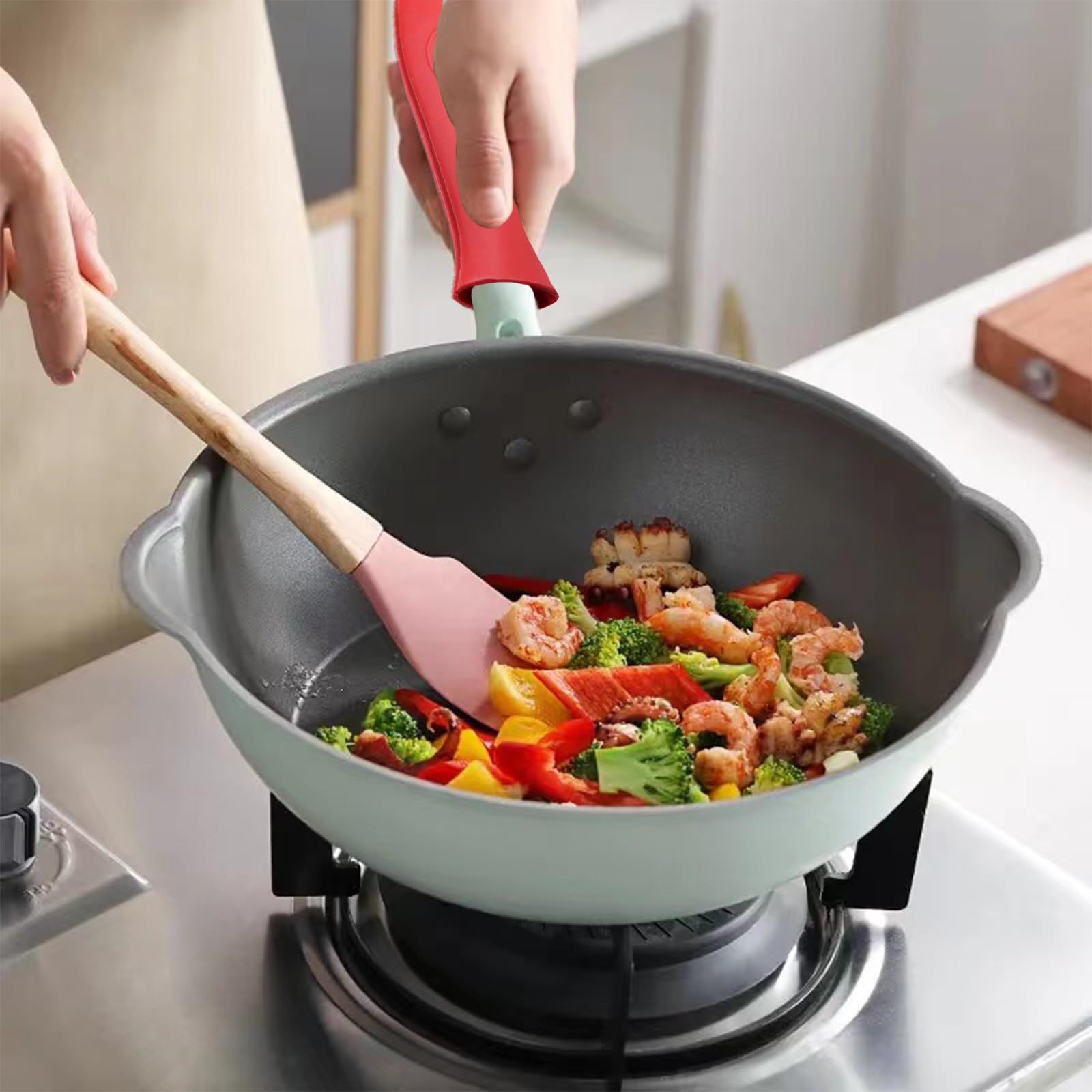 2 Pack Silicone Pan Handle Sleeve view 4