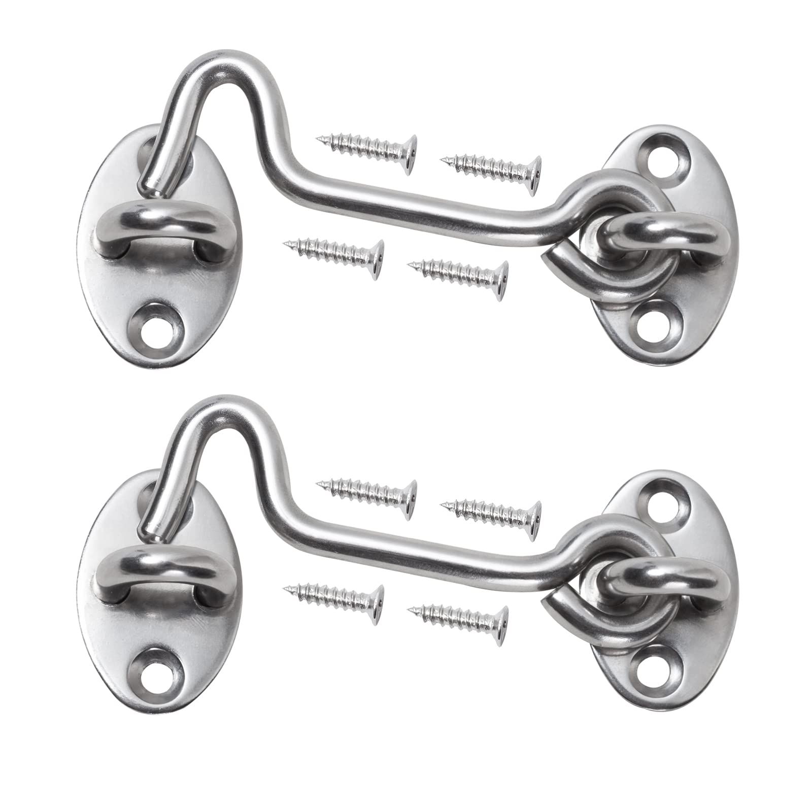 2 pcs Barn Door Latch Door Lock Hardware