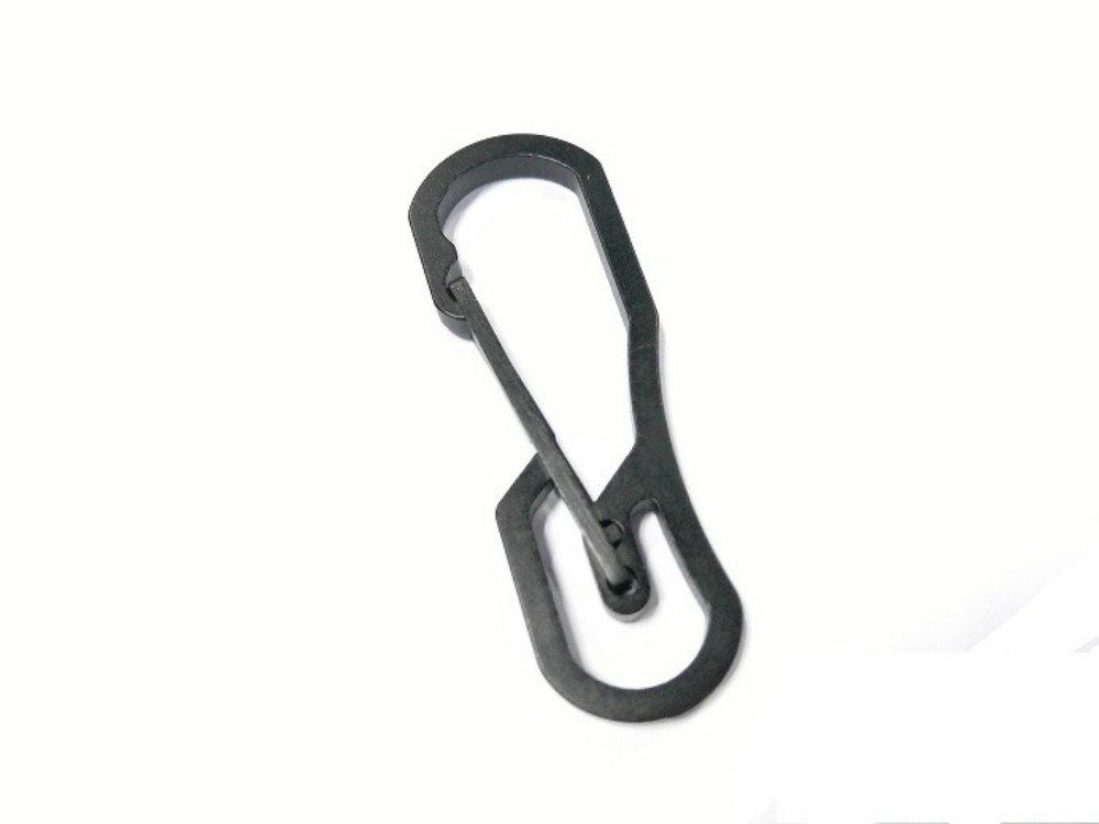 Outdoor Stainless Steel Tactical Keychain Carabiners Hanging Buckle Quickdraw view 4