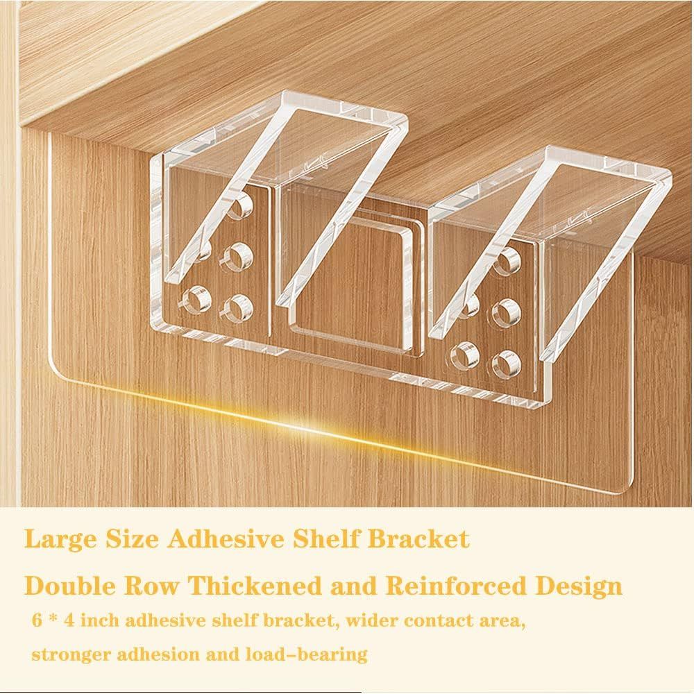 Large Size Adhesive Shelf Bracket view 2