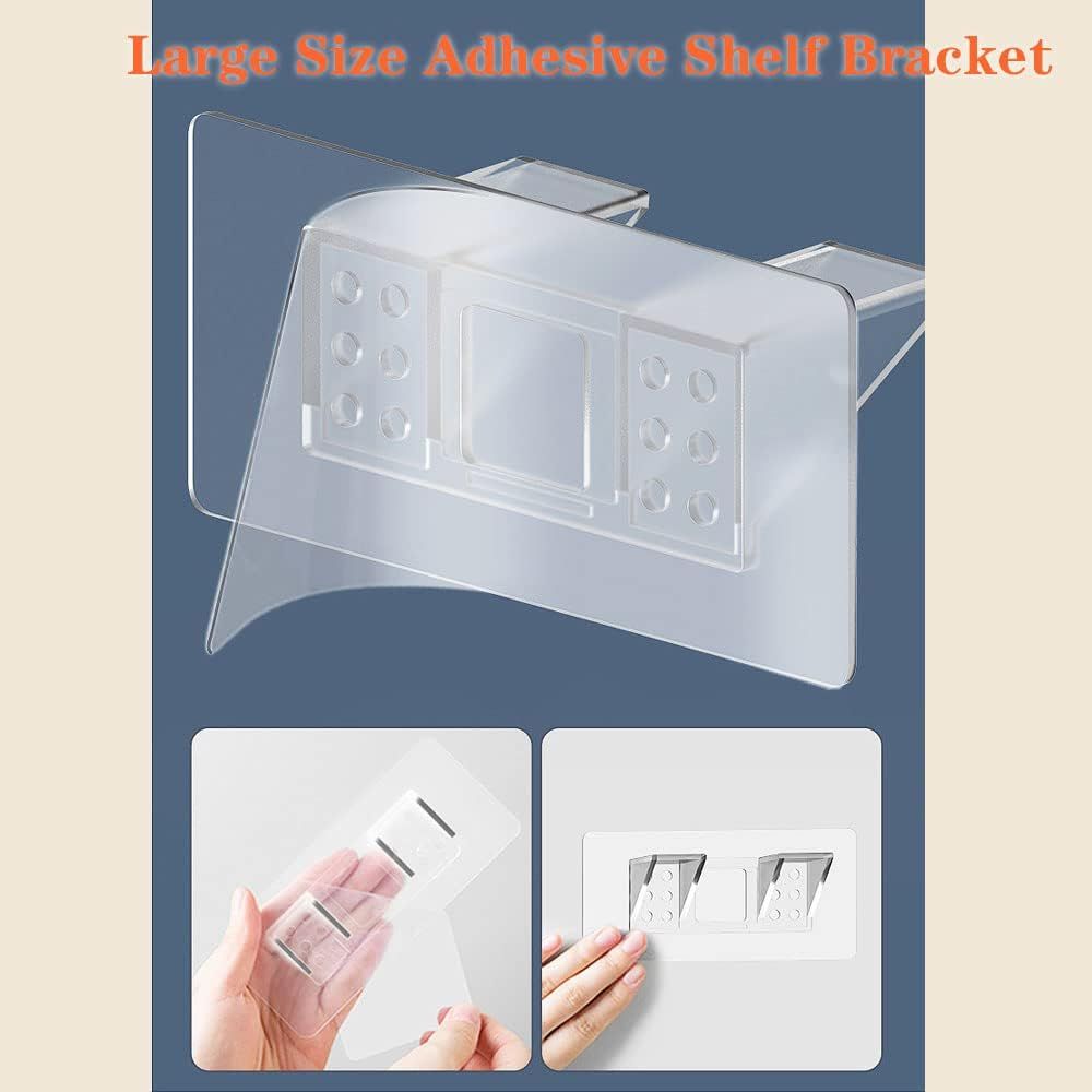 Large Size Adhesive Shelf Bracket view 3