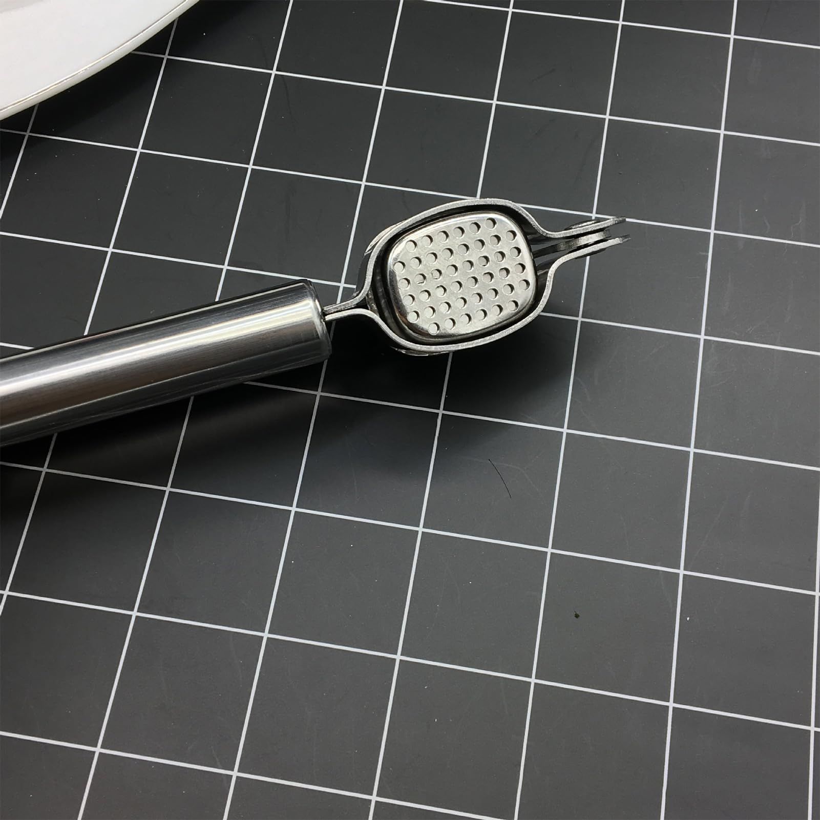 Stainless Steel Hand-Operated Garlic Press view 4