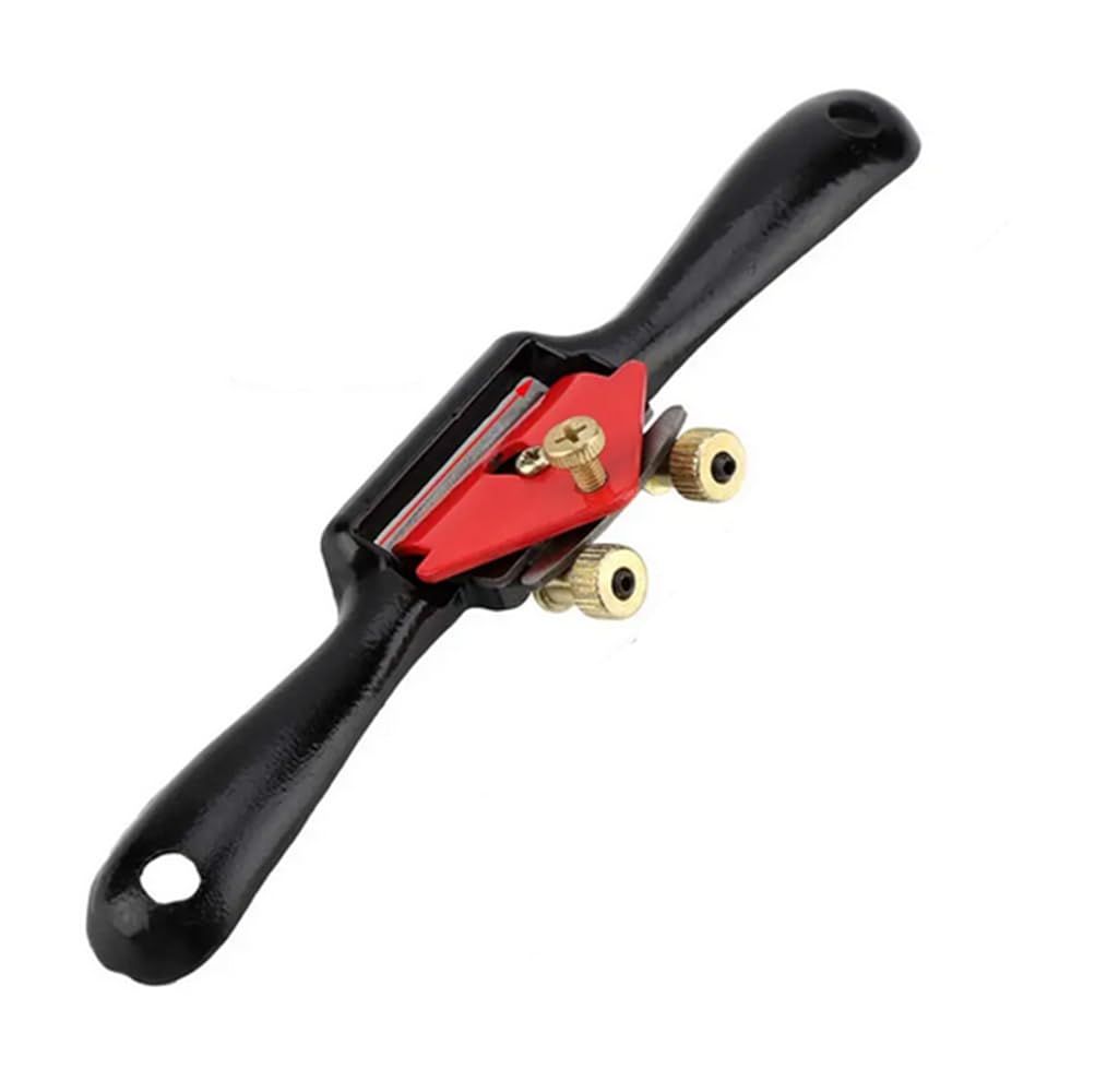 Woodworking bird planer with adjustable edge trimming and hand pushed planer — image 1