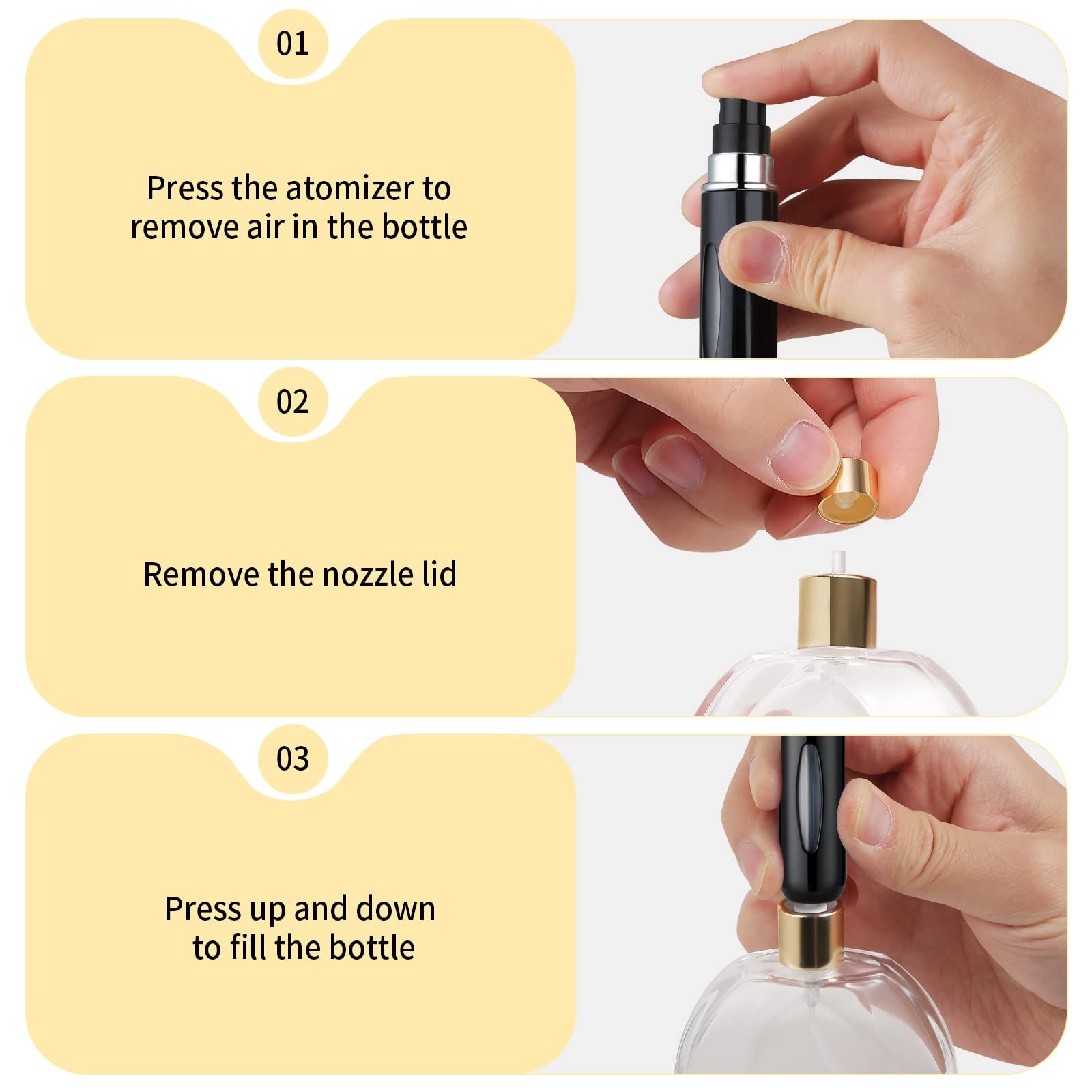 Travel Perfume Bottle Refillable view 3