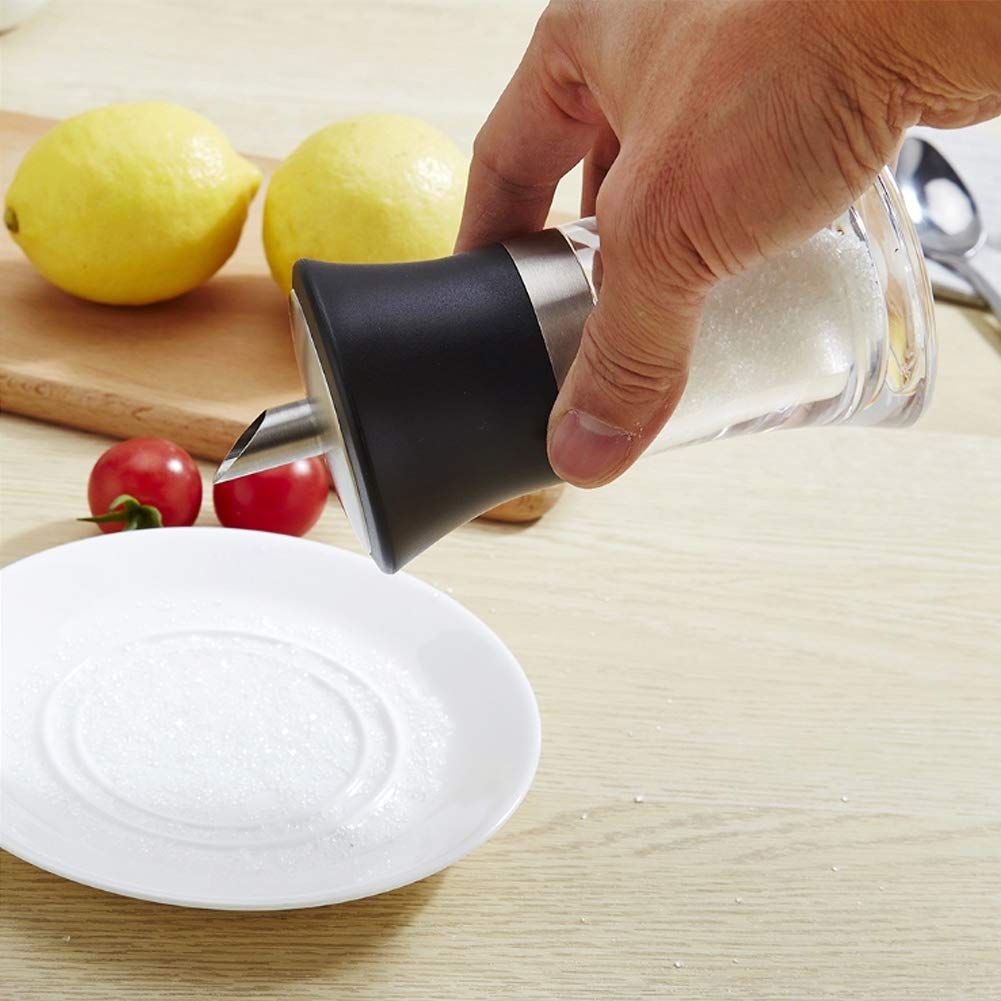 Stainless steel nozzle sugar shaker view 5