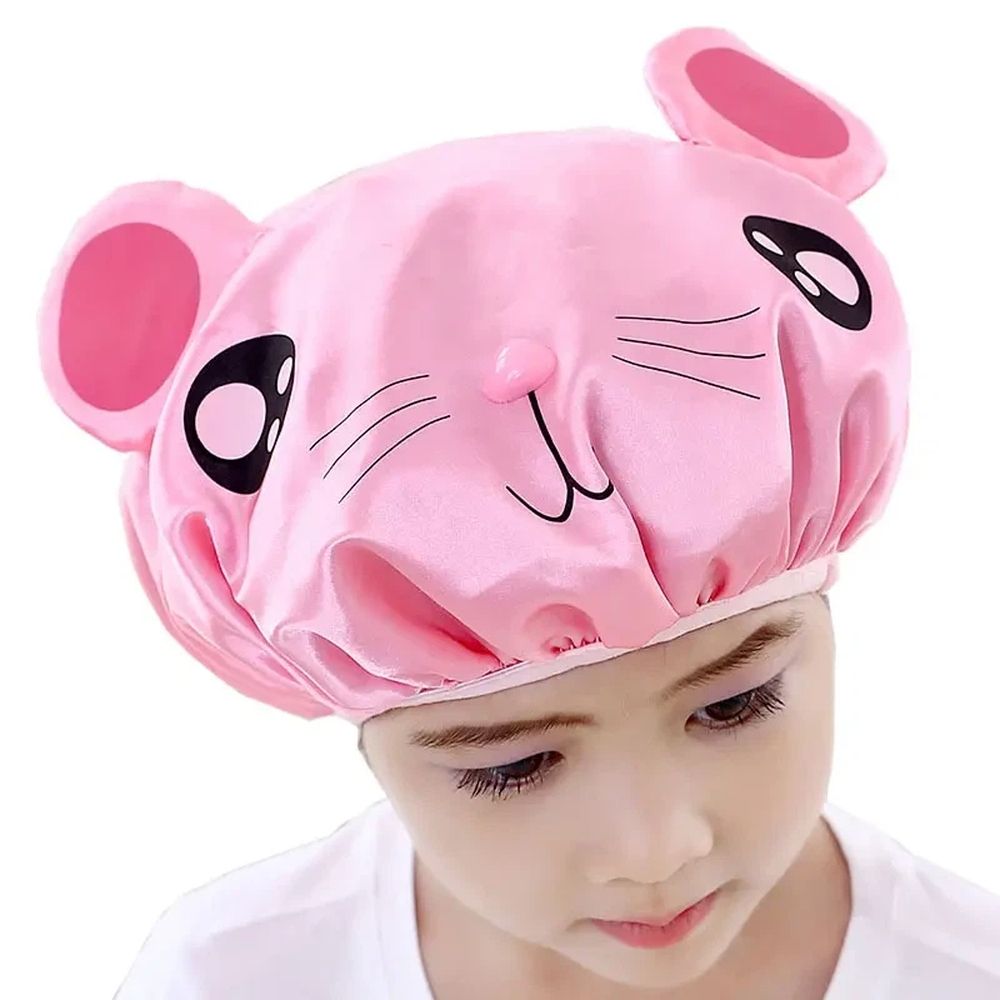 Toddler Shower Cap, Cute Shower Cap with Double Layer, Kids Shower Caps for