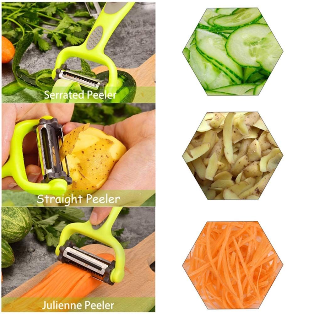 Peeler For Kitchen Multifunction Peelers 2-in-1Apple Peeler Vegetable Peeler view 3