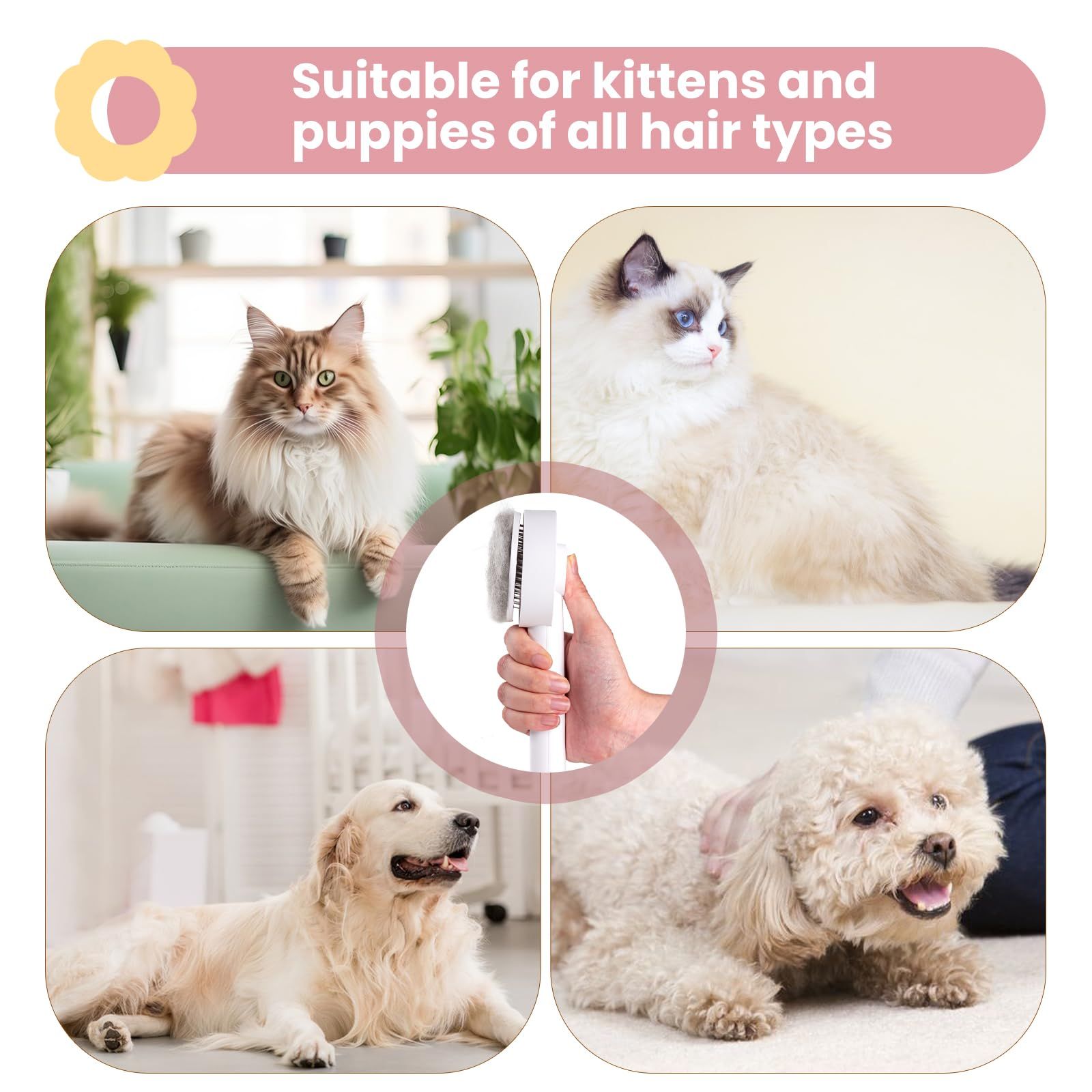 Cat comb to remove floating hair view 5
