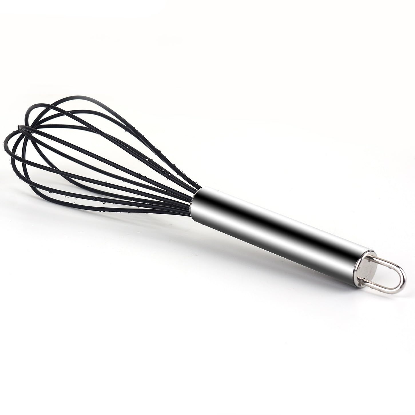 2PCS Manual stainless steel handle silicone multi-purpose egg beater view 4