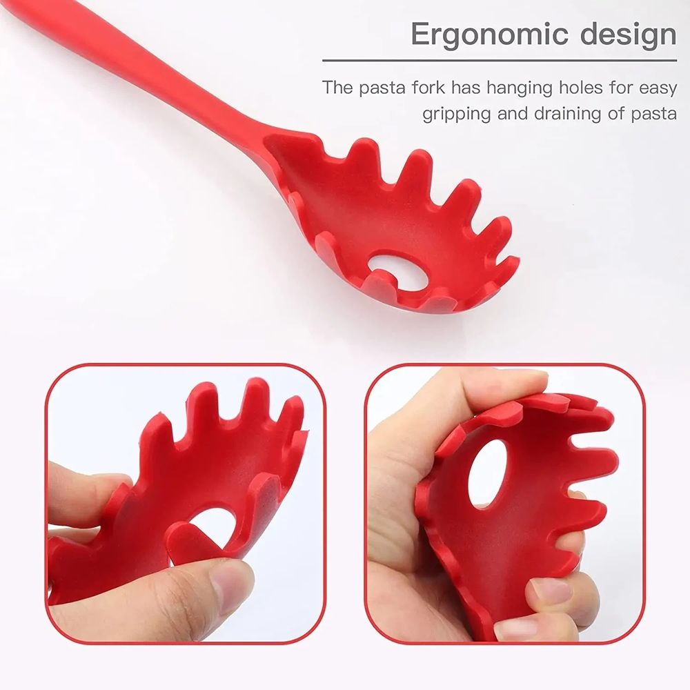 Special silicone spatula for non stick pots view 2