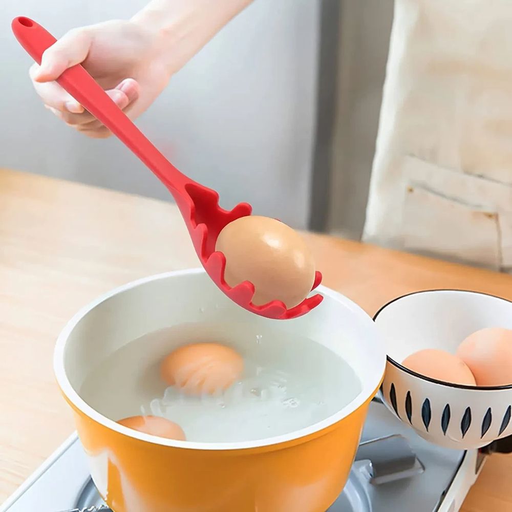 Special silicone spatula for non stick pots view 3