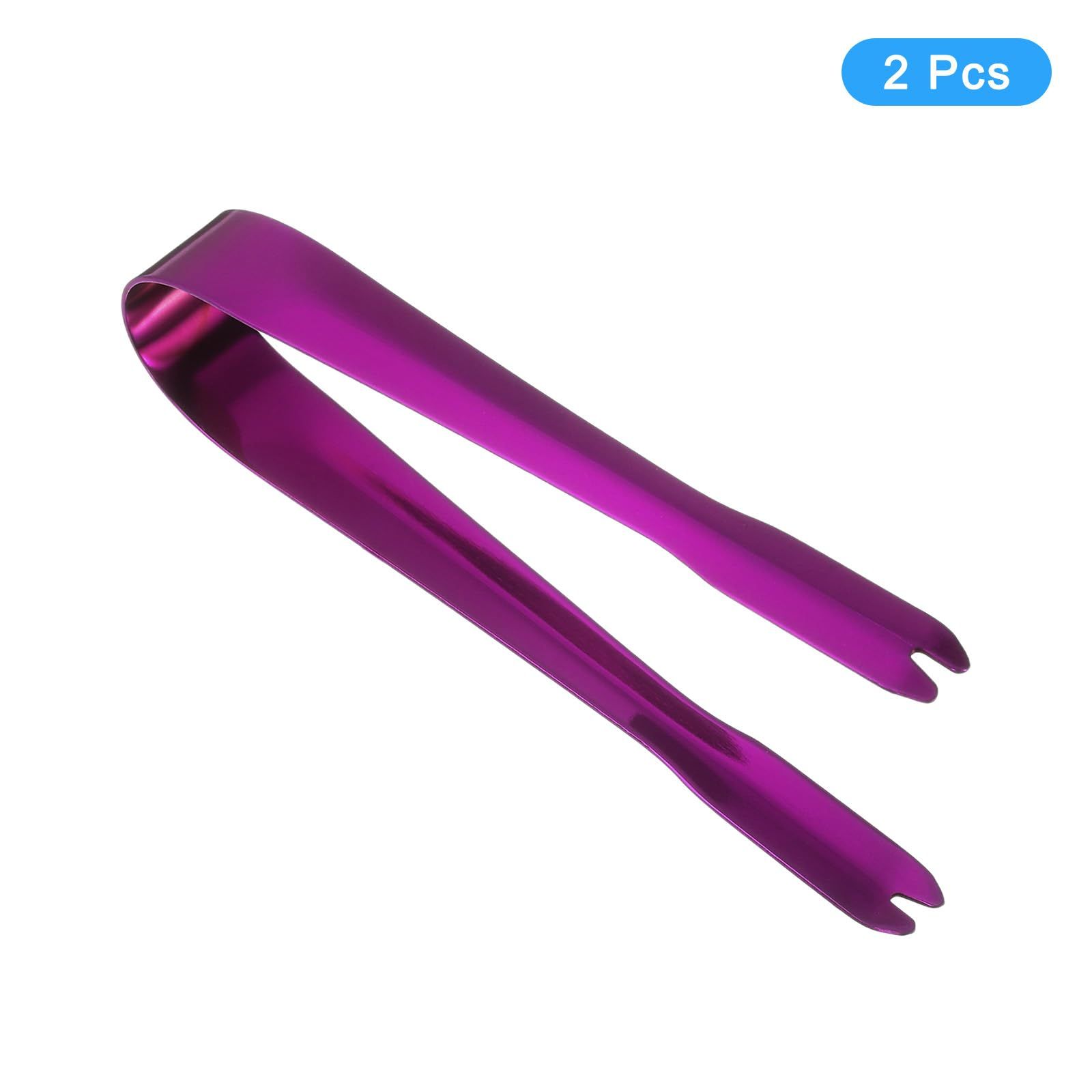 2PCS Kitchen pliers, ice cube pliers, stainless steel food pliers, durable view 5