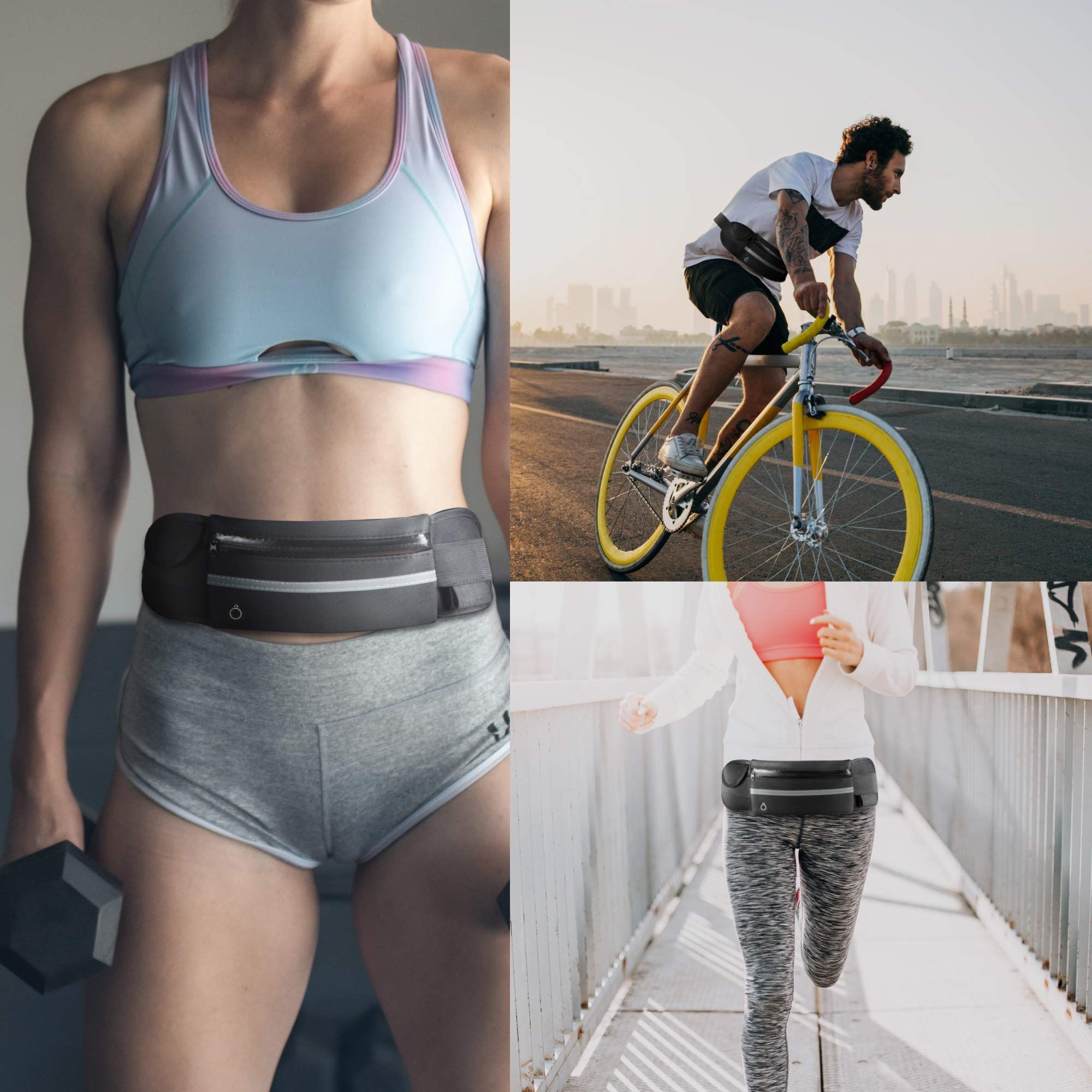 Running Belt for Women and Men view 2