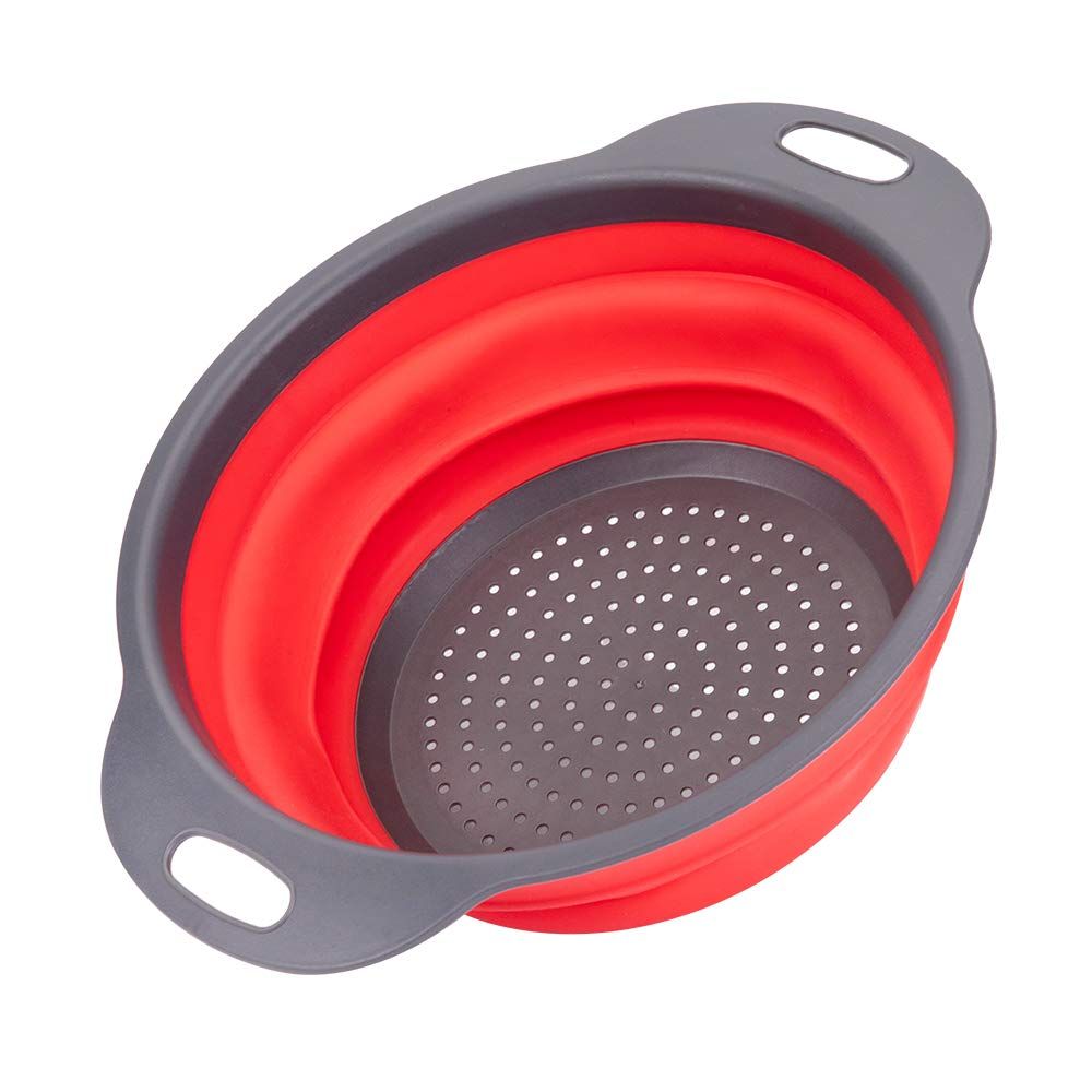 Collapsible , Collapsible Strainer, Space-Saving Kitchen Strainer, Food-Grade view 4