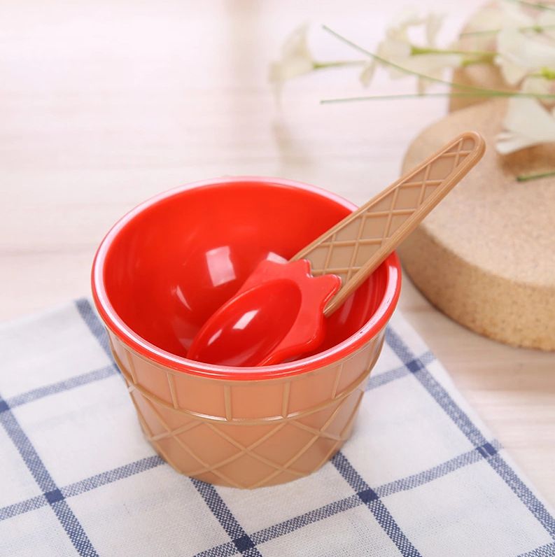 3PCS ice cream bowls for kids set candy colored cute dessert bowls for summer view 5