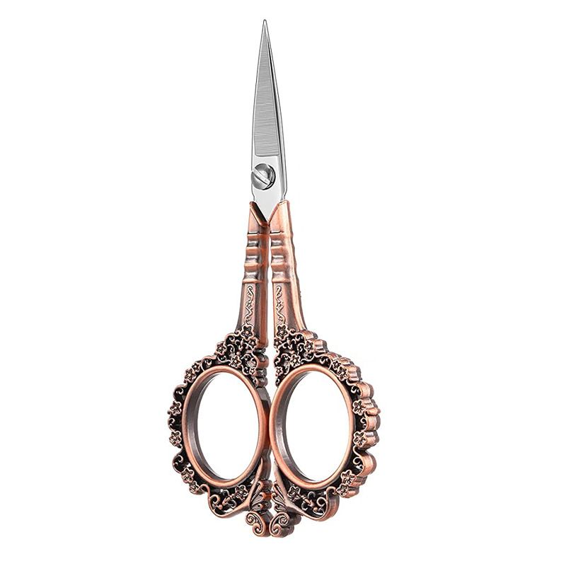 2PCS Plum Blossom Scissors Sewing Embroidery Cutting Fabric Craft Scissors view 4