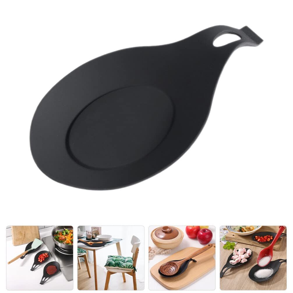 2PCS Silicone spoon holder for stove surface - heat-resistant and easy to view 2