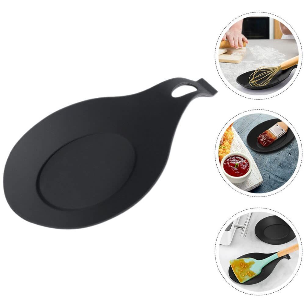 2PCS Silicone spoon holder for stove surface - heat-resistant and easy to view 4