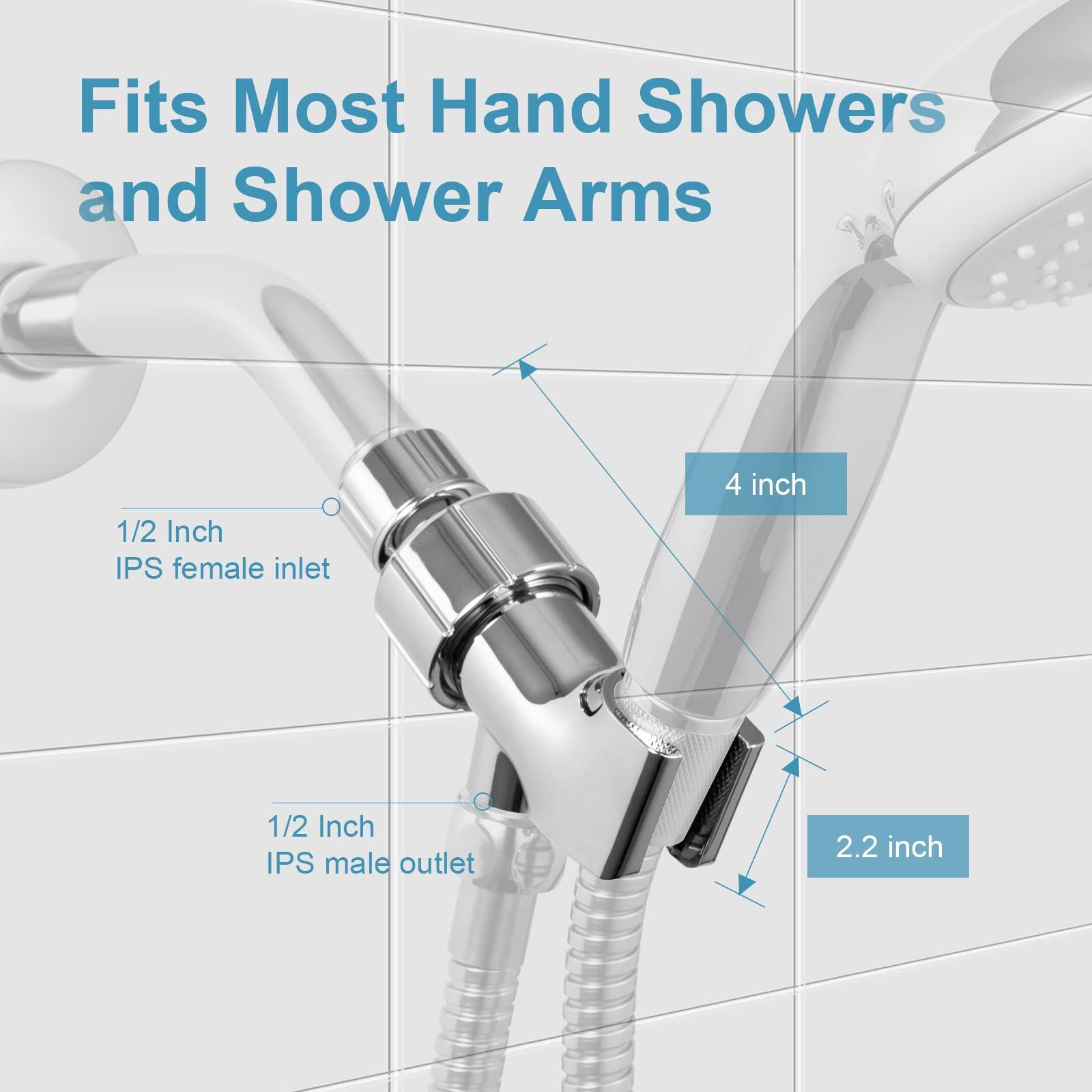 Shower Head Holder for Handheld Shower Head view 5