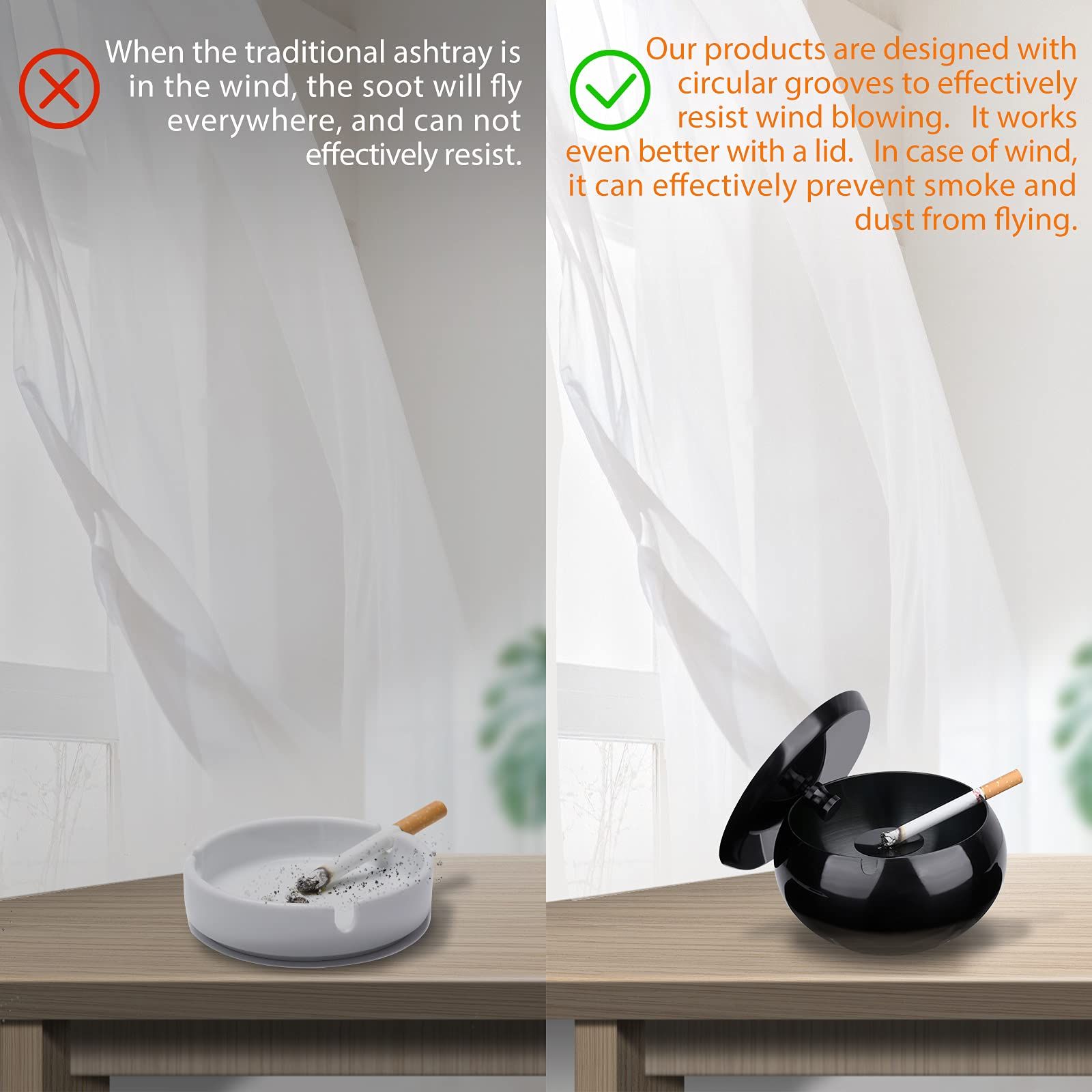 Cool Ashtrays for Cigarettes Outdoor view 2