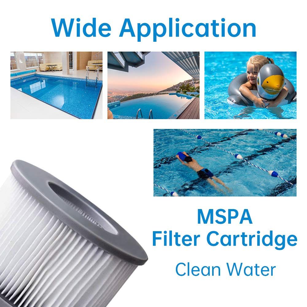2pcs Hot Tub Filters for Inflatable view 3
