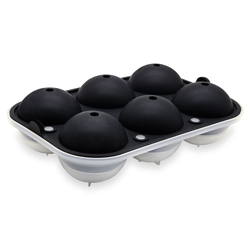 Ice Ball Maker, Reusable Ice Cube Trays, Easy Release Silicone Round Ice — image 1