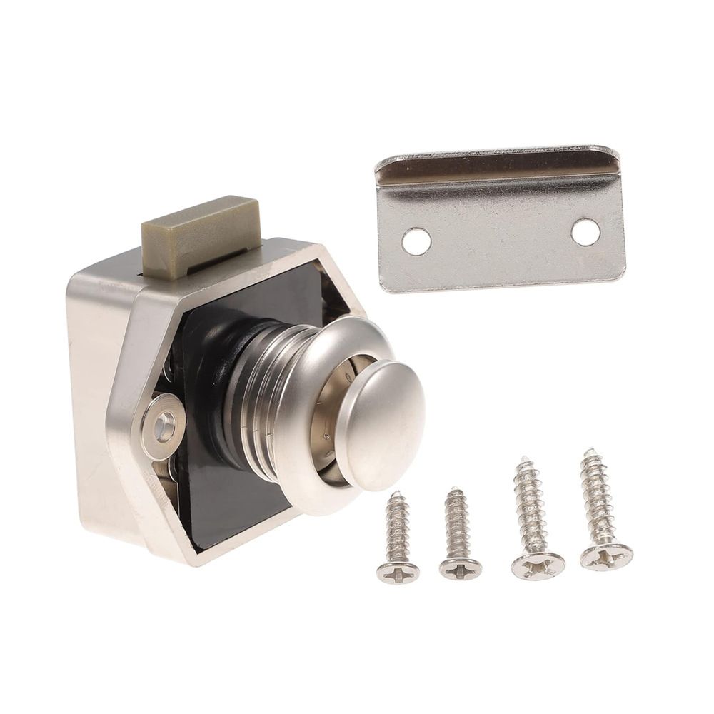 drawer locks latch lock door storage locks cupboard latches lock push lock — image 1