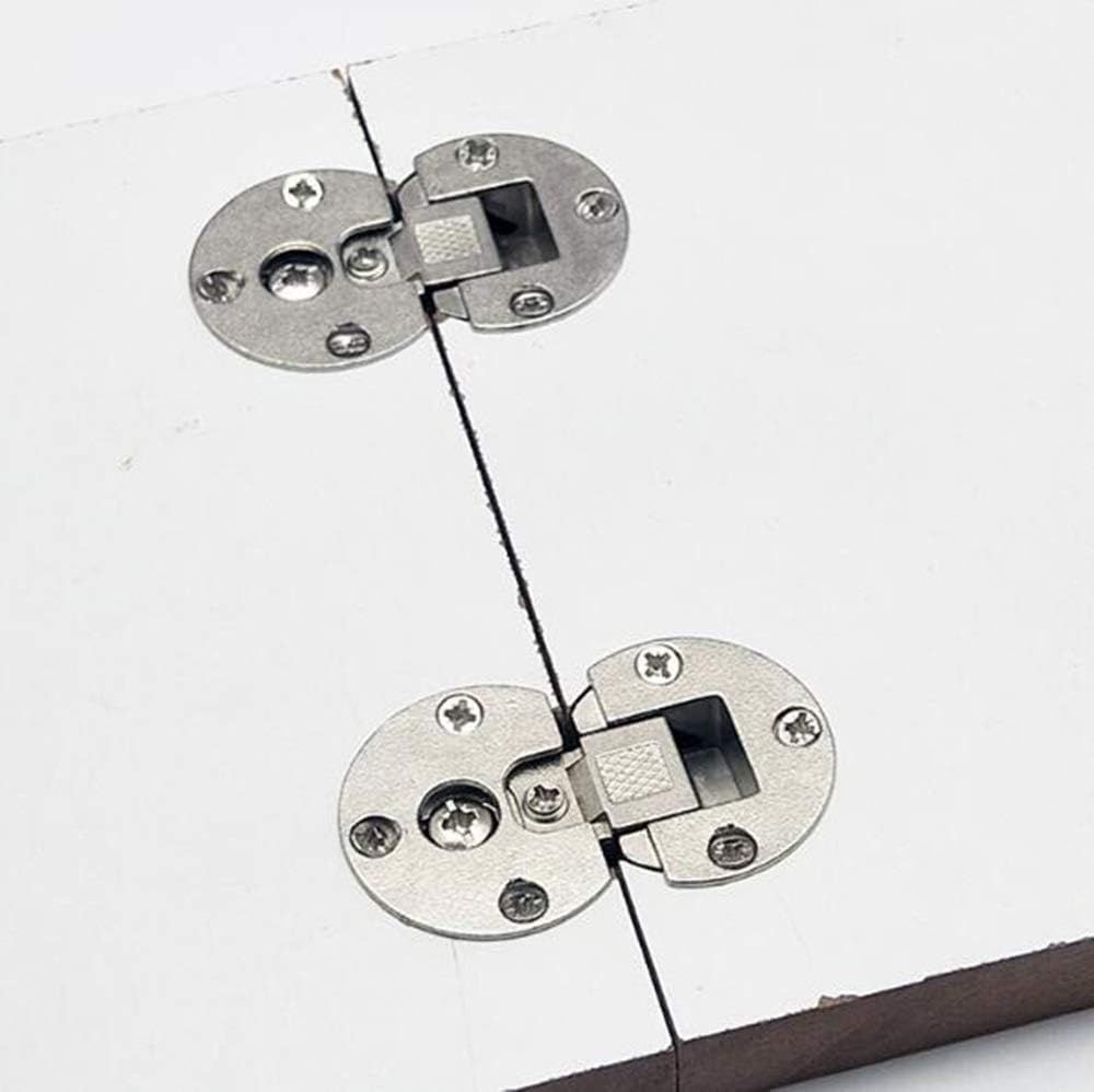 (2 Pieces)-90 Degree Page Turning axis Adjustable Cabinet Door Concealed Hinge view 5