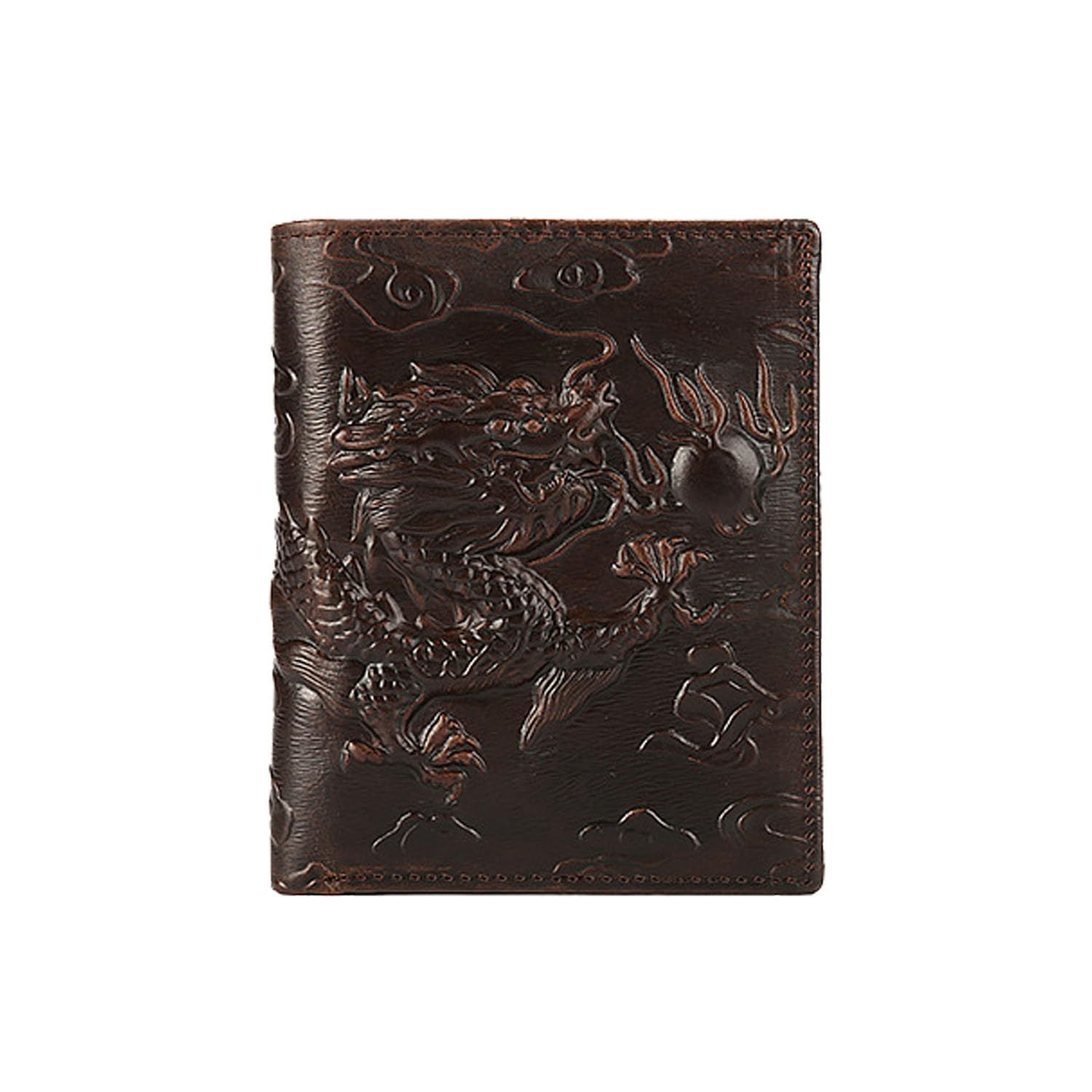 1PCS Dragon Wallet 3D Engraved Dragon Wallet Vintage Wallet Dragon Wallets for