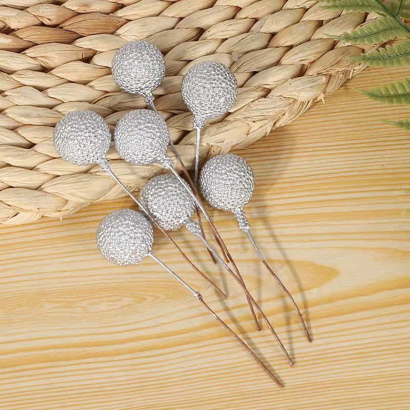 30 Pieces Artificial Berries Fake Mini Simulation Bouquet Cherries for DIY view 3