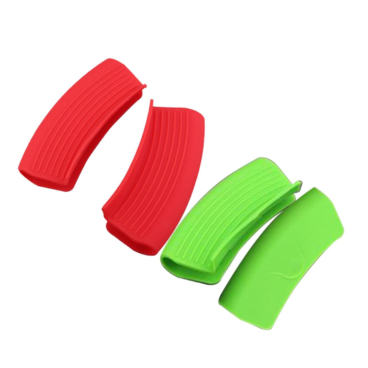 4pcs Oven Mitts Hot Handle Sleeve Baking Glove Frying Pans Sleeve Cooking