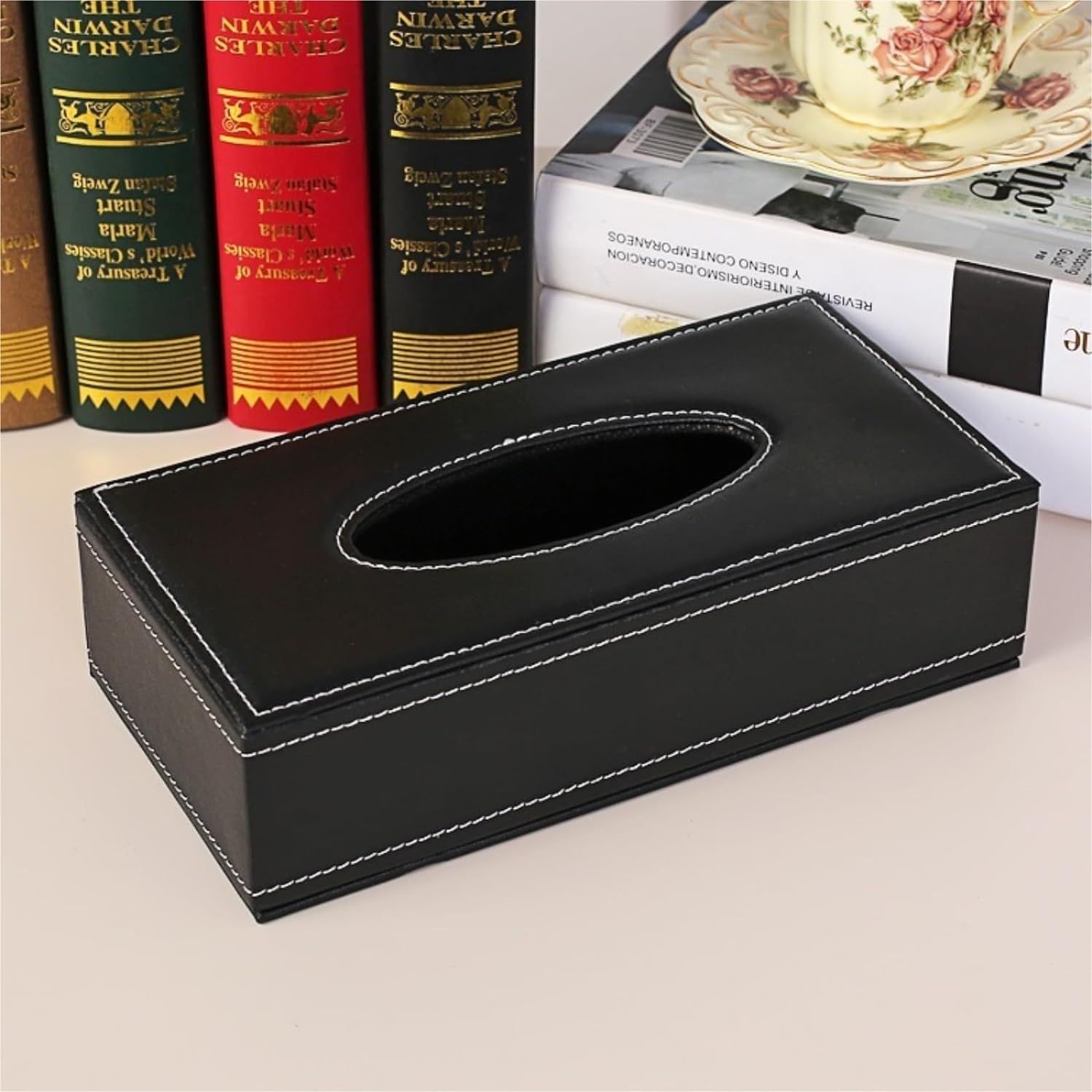 Tissue Box Cover Tissue Holder Tissue Box Tissues Cylinder Tissues Cube Box view 2