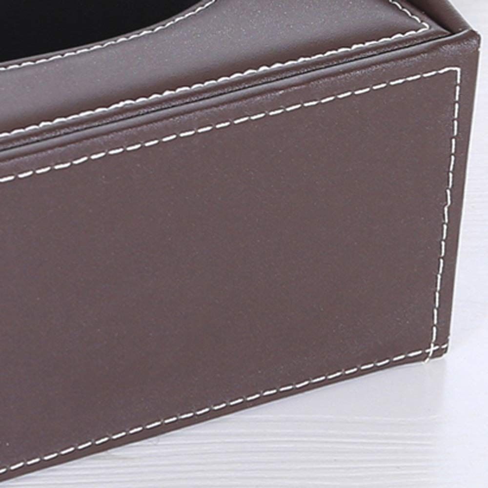 Leather Tissue Box, Rectangular Multifunction Remote Control and Phone view 4