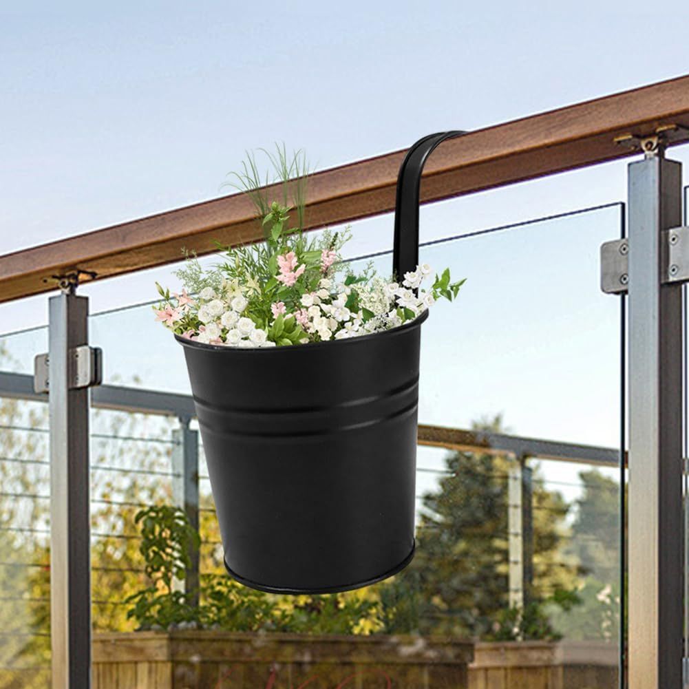 Metal Iron Hanging Flower Pots view 5
