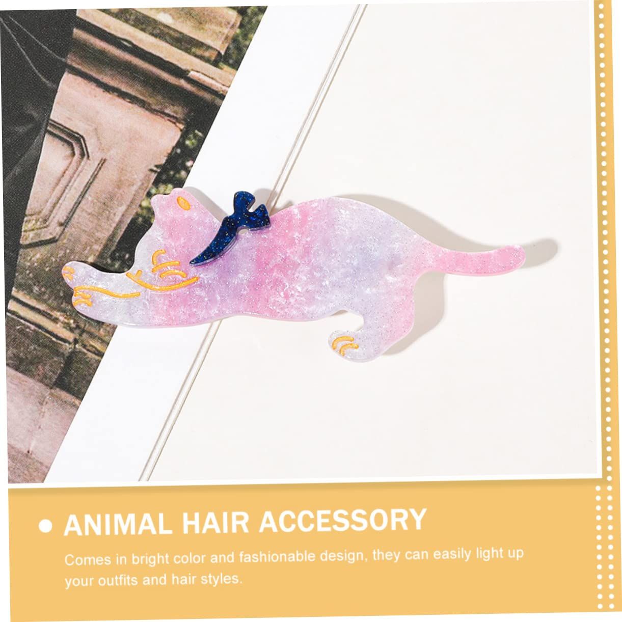3pcs Cat Hairpin Hair Tools for Sweet Cat Hair Clips Hair Accessory for Cat view 5
