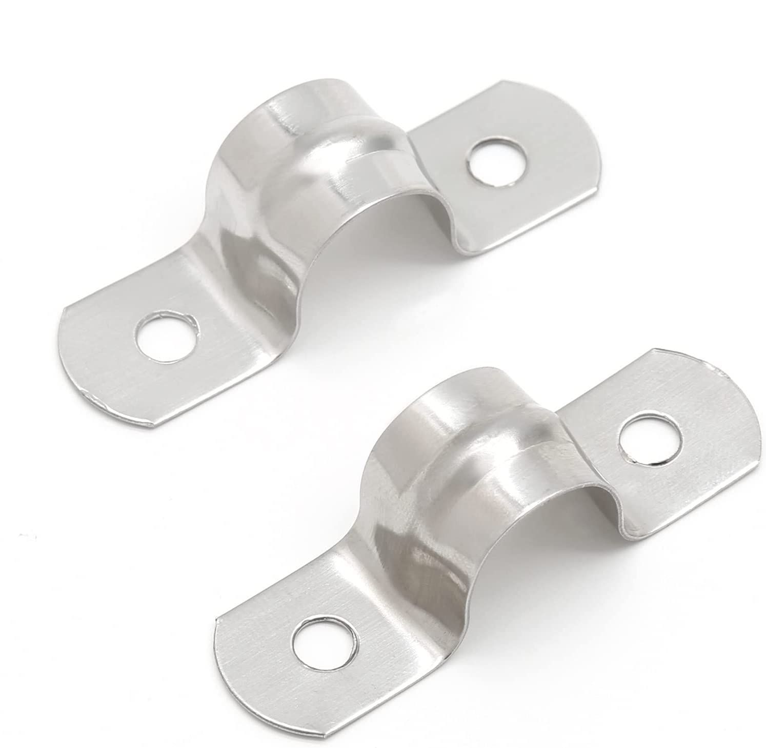100PCS M12 Stainless Steel Rigid Pipe Hole Strap — image 1