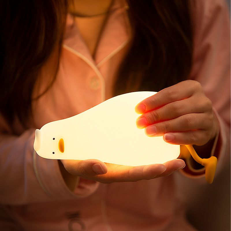 LED Lying Flat Duck Night Light view 3