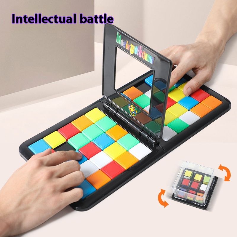 Block Game Shape Matching Intelligence Board Game for Family Game Nights Spin view 5