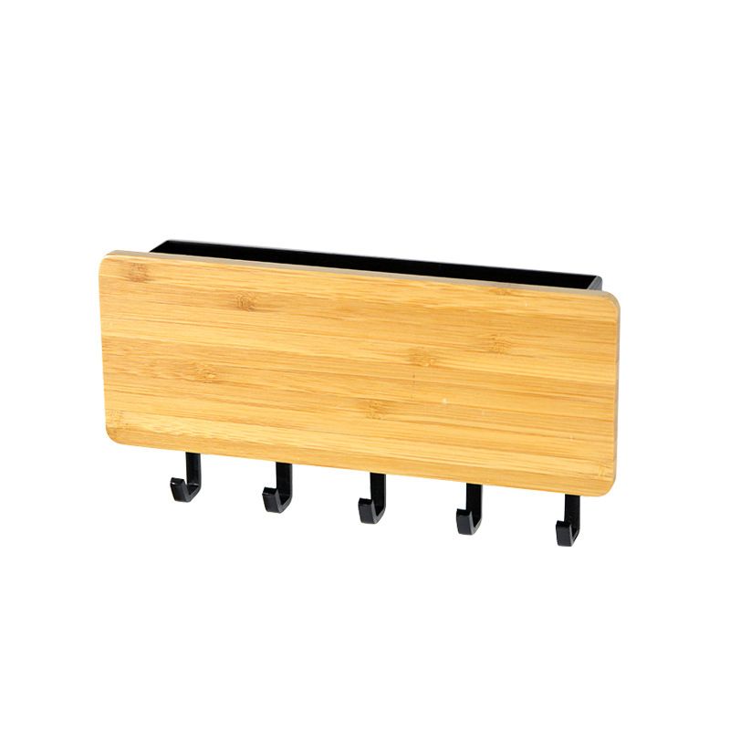 Key Hanger Decorative Simple Small Wall Hook Space Saving Easy Install Wooden — image 1