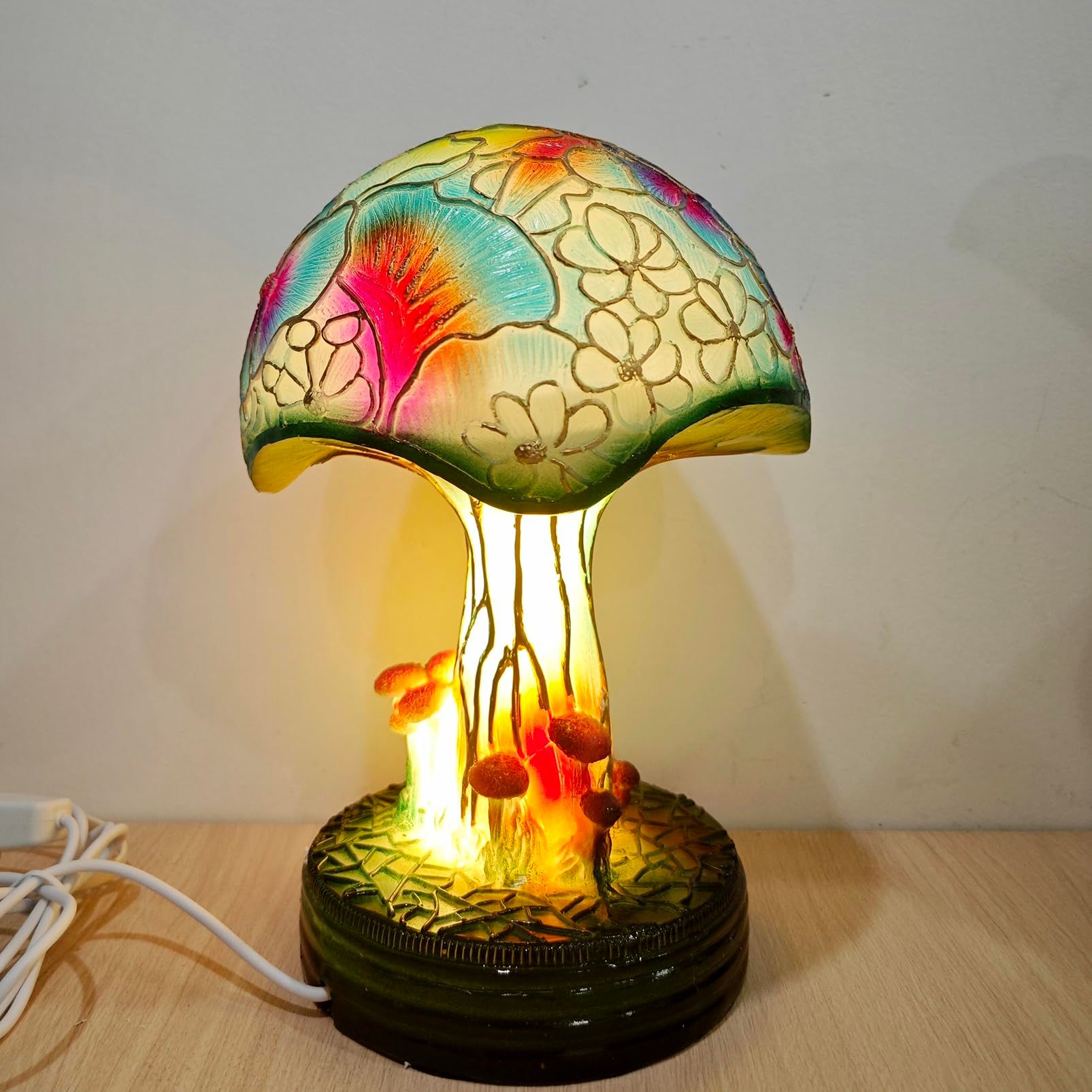 Painting Mushroom Table Lamp view 2
