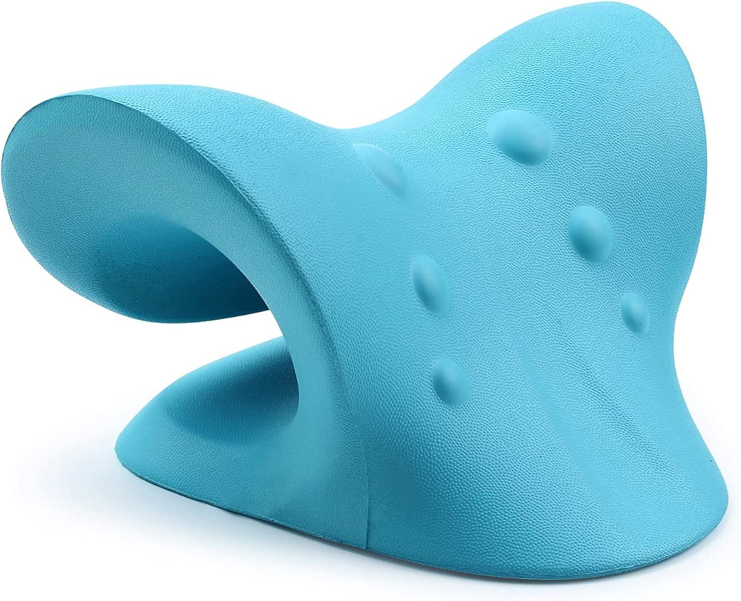 Blue Neck Shoulder Stretcher Relaxer Cervical Chiropractic Traction Device view 5