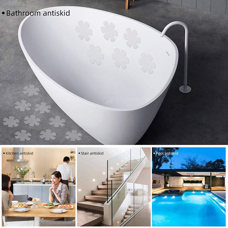1 set(20pcs) Non Slip Bathtub Stickers Bath Shower Floor 3.94" Anti-Slip view 3