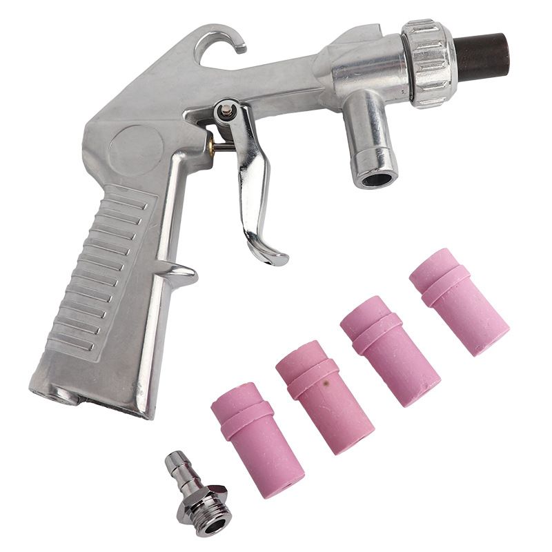 Sandblaster Kit Abrasive Sand Blasting Gun Spray Gun Rust Remove with Air