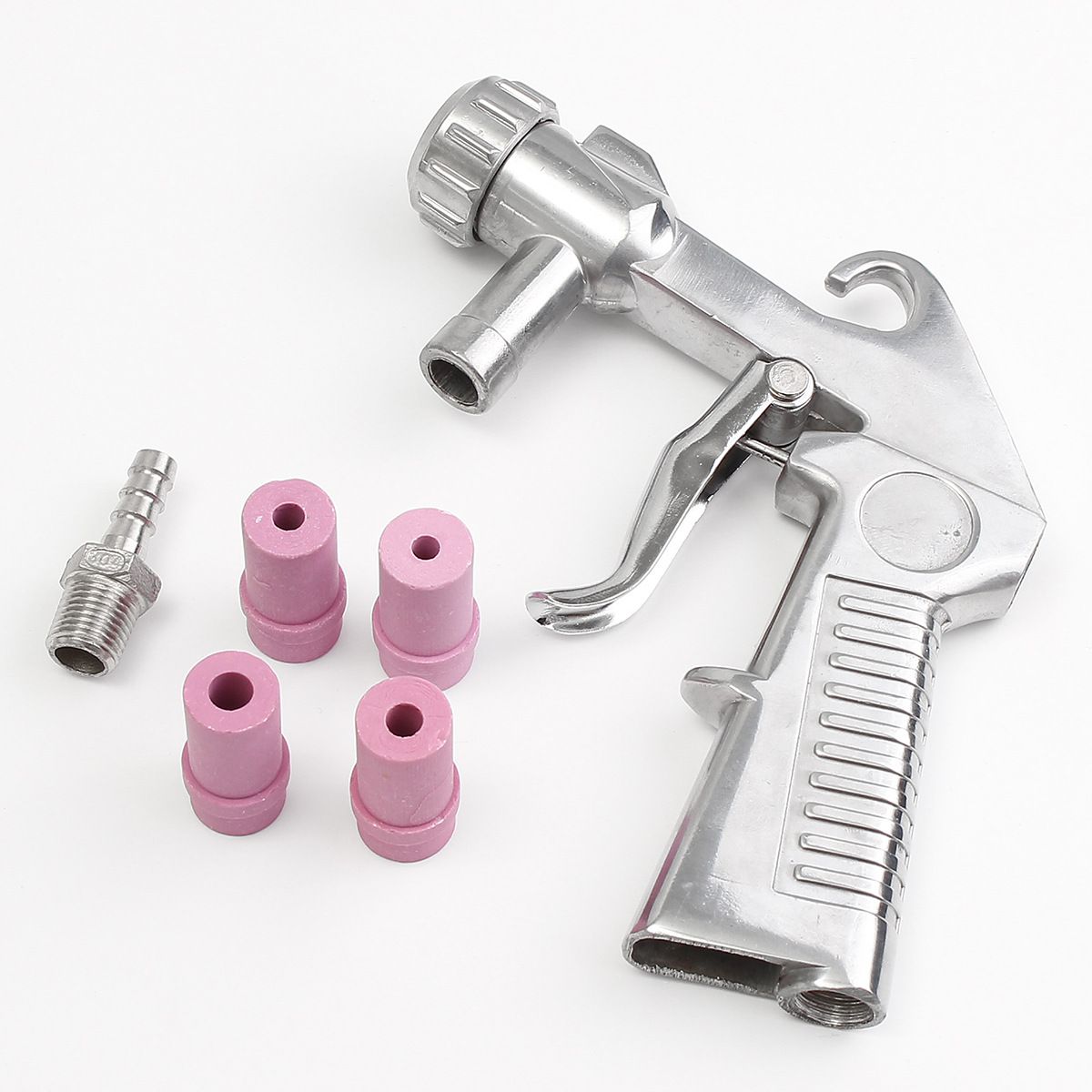 Sandblaster Kit Abrasive Sand Blasting Gun Spray Gun Rust Remove with Air view 2