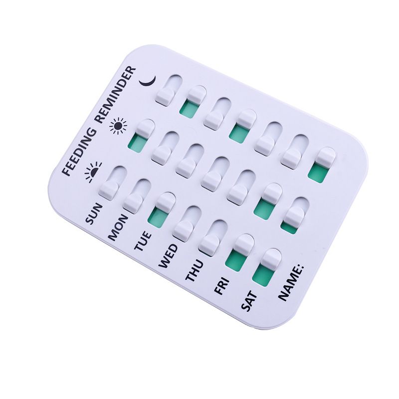 Dog Feeding Reminder Magnetic Reminder Sign Daily Indication Chart Easy to view 2