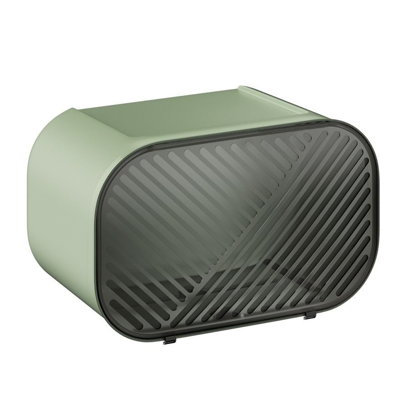 Fashion Light Luxury Plastic Tissue Box Cover Geometric Punch-Free Toilet — image 1