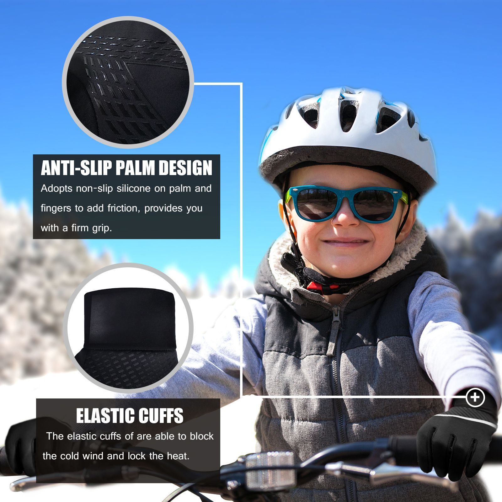 Gloves Touchscreen Gloves - Winter Warm Cold Weather Gloves Touch Screen view 4